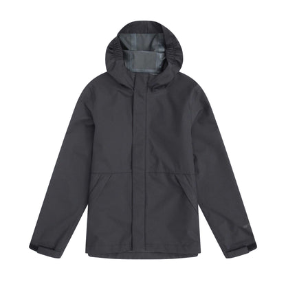 Black - Front - Animal Childrens-Kids Pace Waterproof Packaway Jacket