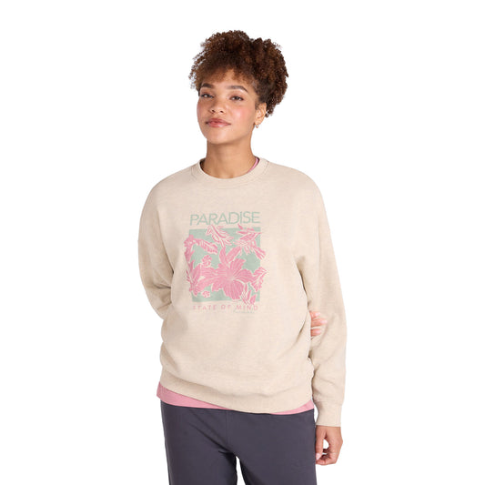 Cream - Front - Animal Womens-Ladies Dakota Graphic Sweatshirt