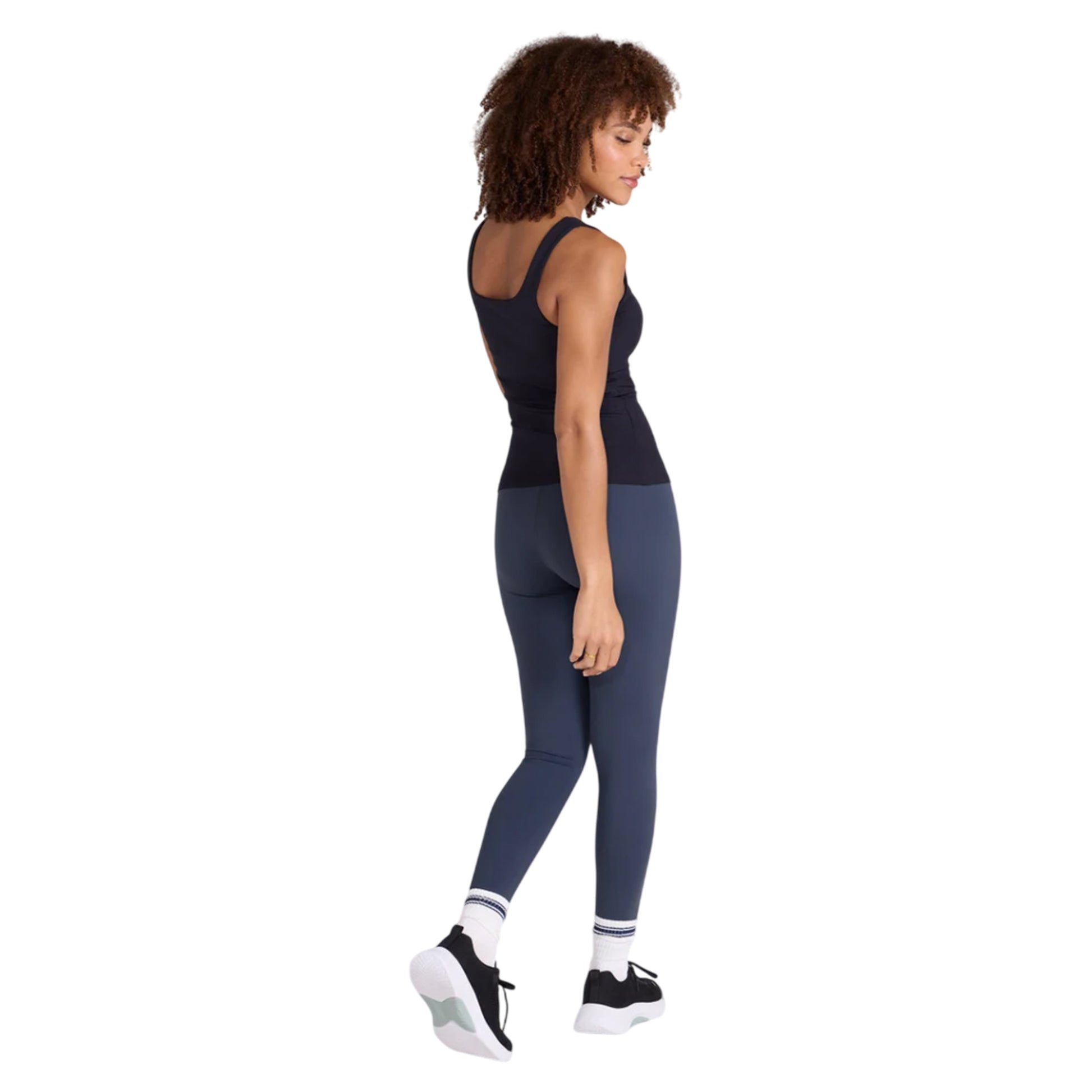 Black - Lifestyle - Animal Womens-Ladies Active Ribbed Vest Top