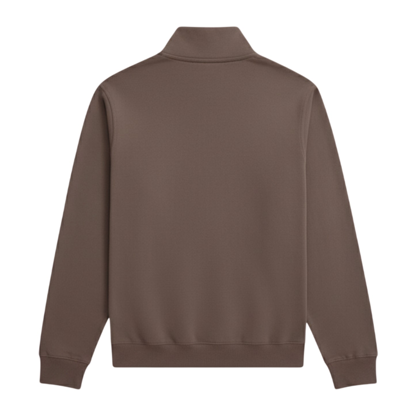 Brown - Back - Animal Mens Sid Half Zip Sweatshirt