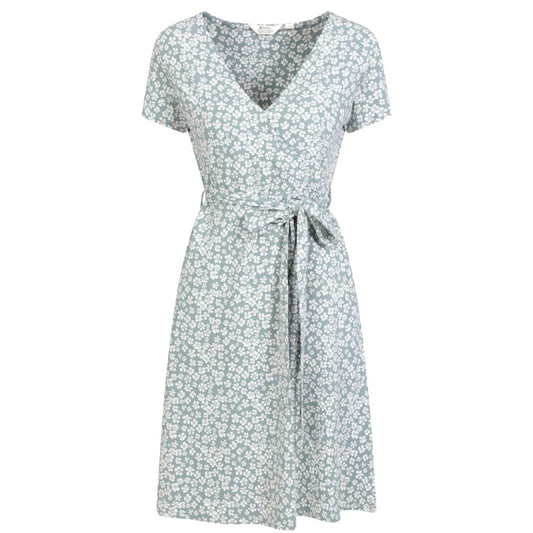 Blue - Front - Mountain Warehouse Womens-Ladies Santorini Jersey UV Protection Wrap Dress