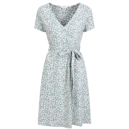 Blue - Front - Mountain Warehouse Womens-Ladies Santorini Jersey UV Protection Wrap Dress