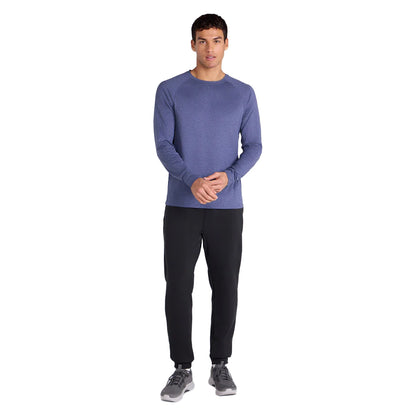 Blue - Side - Animal Mens Active Long-Sleeved T-Shirt