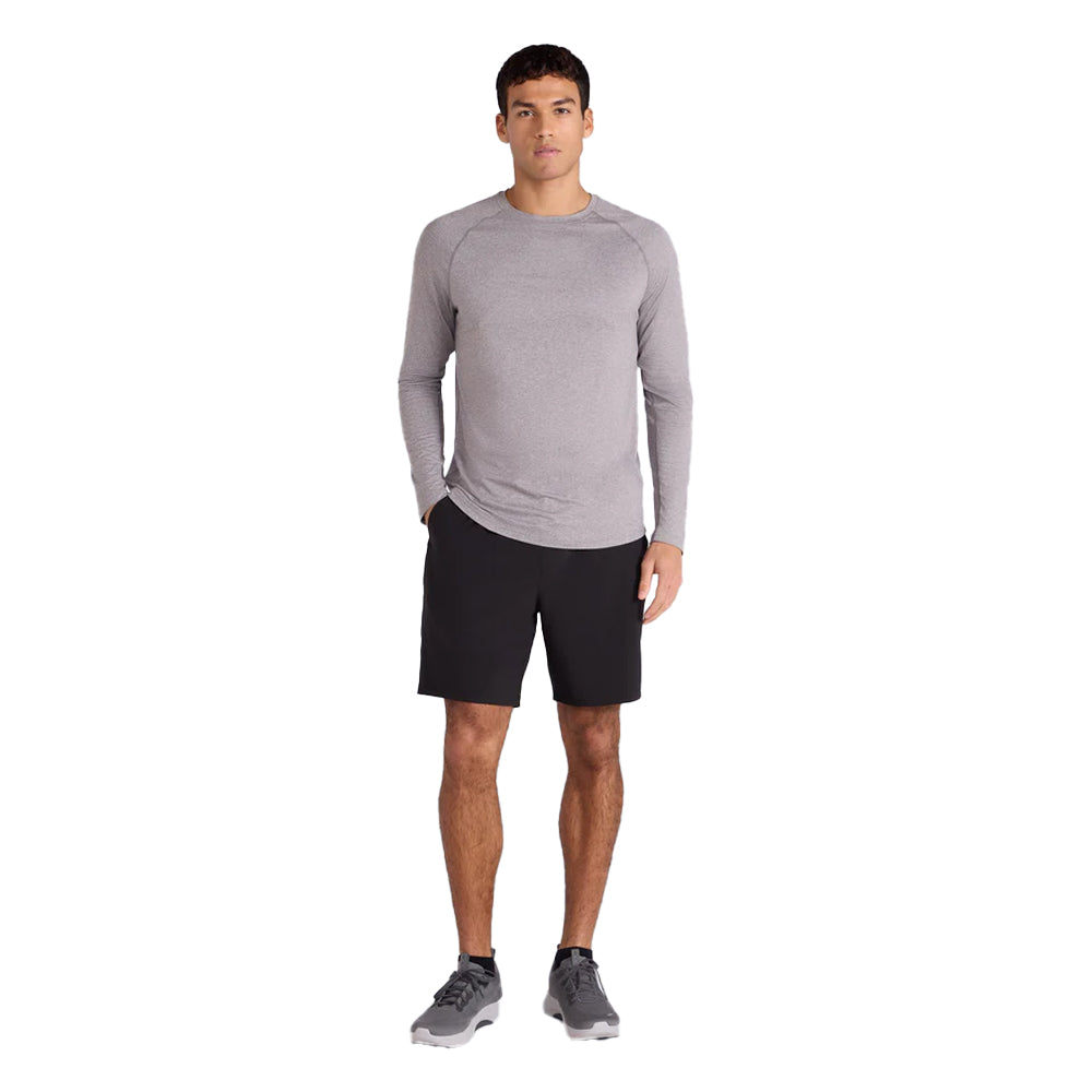 Charcoal - Side - Animal Mens Active Long-Sleeved T-Shirt