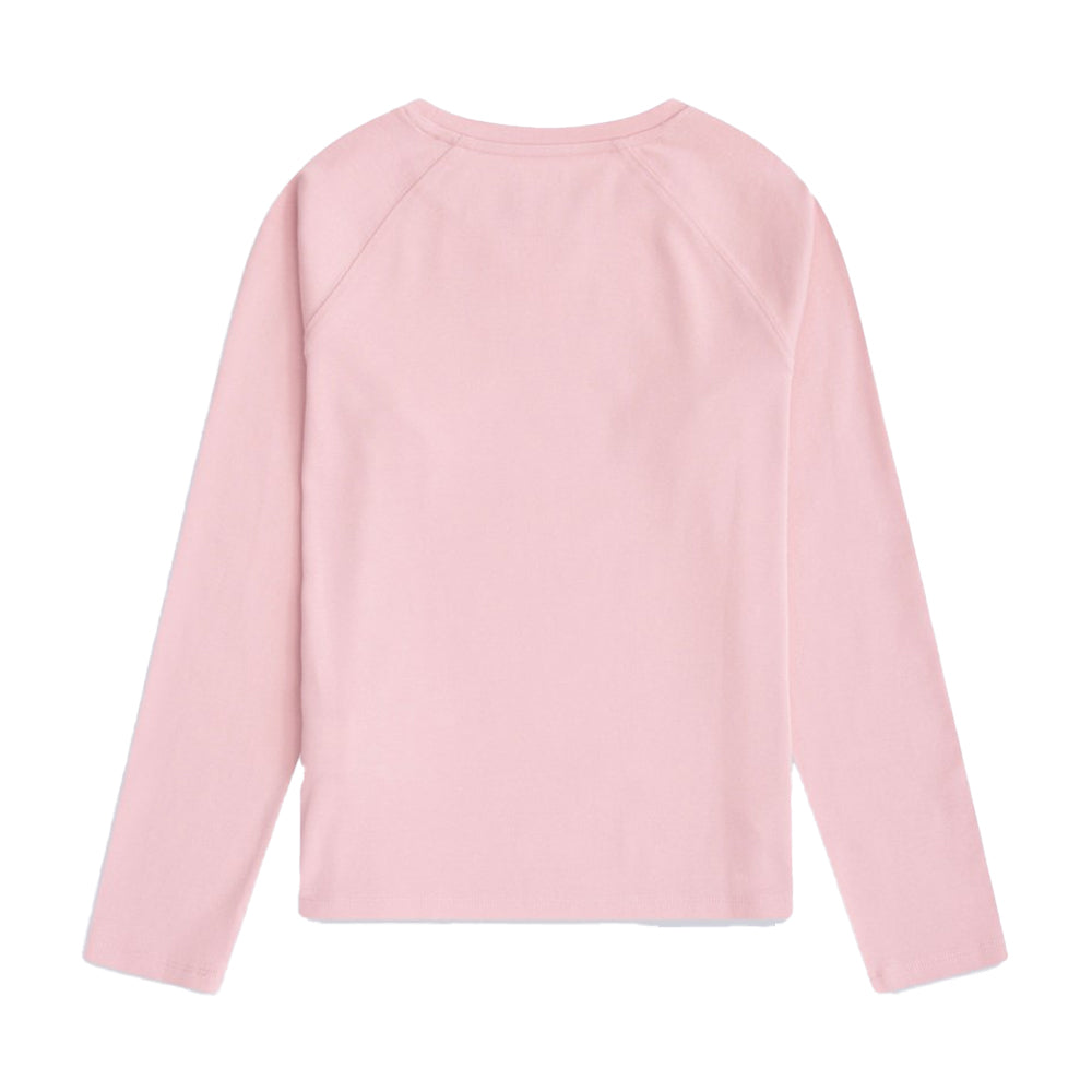 Pale Pink - Back - Animal Girls Ashleigh Long-Sleeved T-Shirt