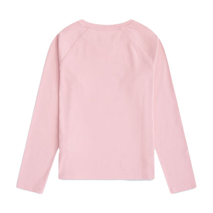 Pale Pink - Back - Animal Girls Ashleigh Long-Sleeved T-Shirt