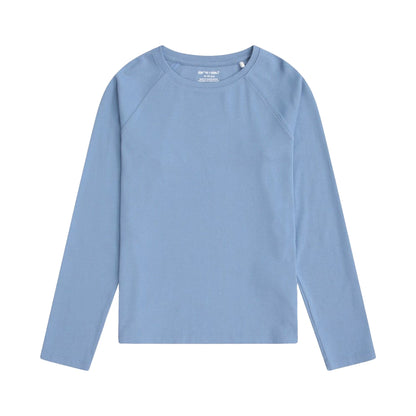 Navy - Front - Animal Girls Ashleigh Long-Sleeved T-Shirt