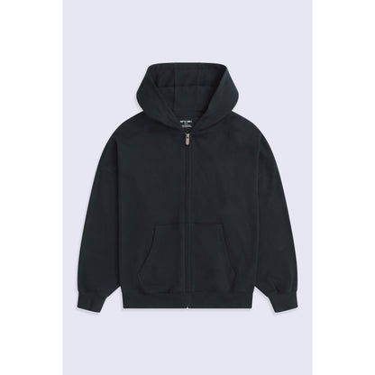 Black - Front - Animal Womens-Ladies Idol Full Zip Hoodie