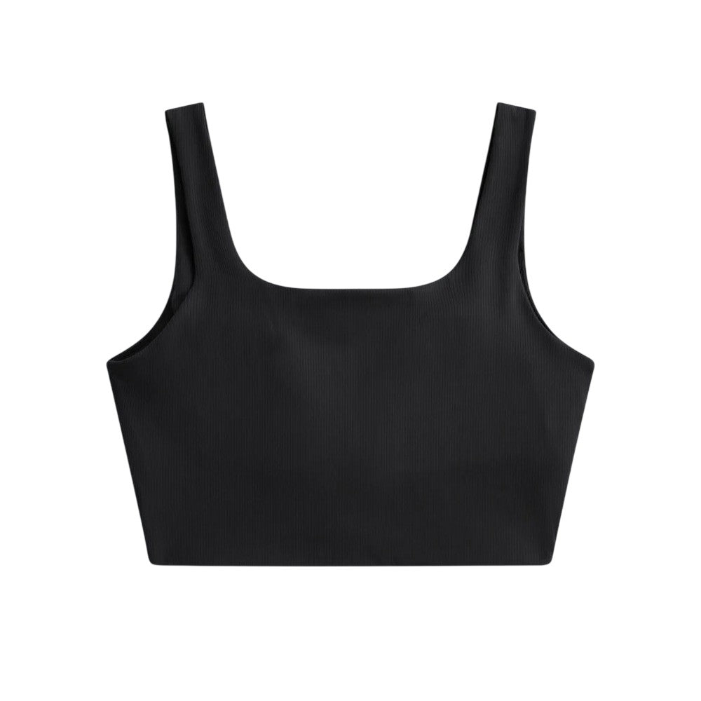 Black - Back - Animal Womens-Ladies Laurel Cropped Tank Top