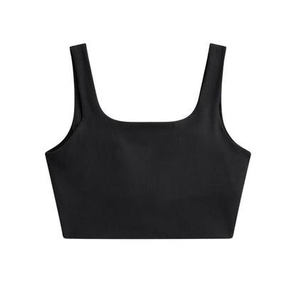 Black - Back - Animal Womens-Ladies Laurel Cropped Tank Top