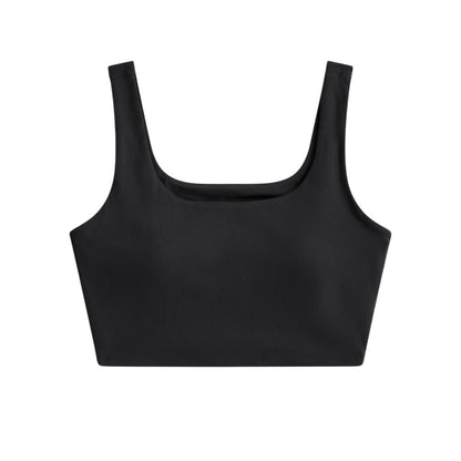 Black - Front - Animal Womens-Ladies Laurel Cropped Tank Top
