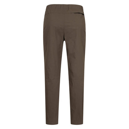 Dark Khaki - Back - Mountain Warehouse Mens Elevate Elasticated Walking Trousers