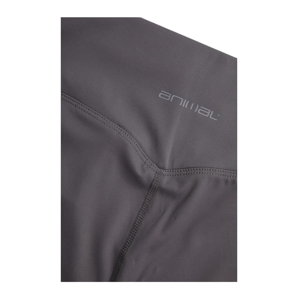 Charcoal - Side - Animal Womens-Ladies Leah Pocket Leggings