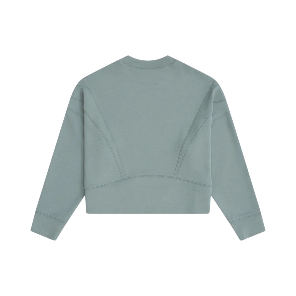 Pale Green - Back - Animal Womens-Ladies Active Crop Sweatshirt