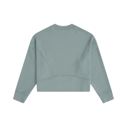Pale Green - Back - Animal Womens-Ladies Active Crop Sweatshirt
