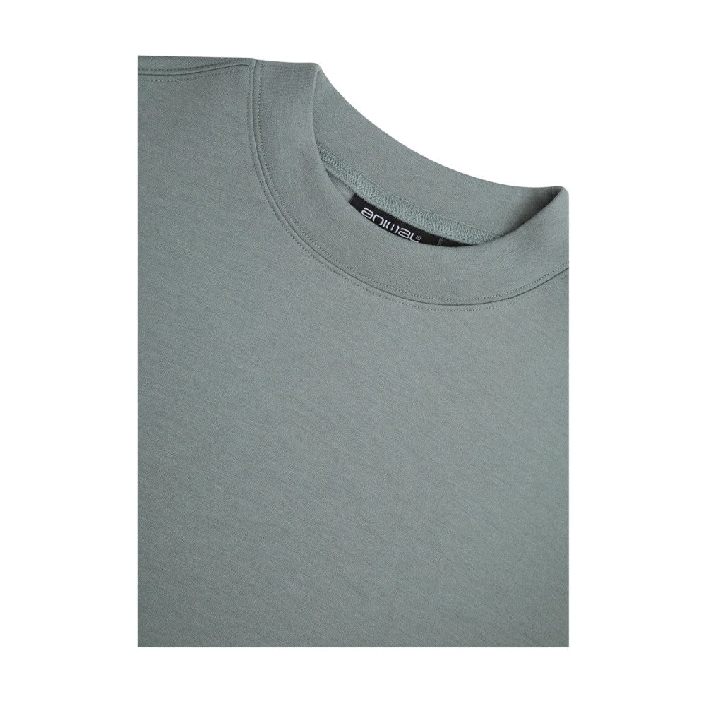 Pale Green - Side - Animal Womens-Ladies Active Crop Sweatshirt