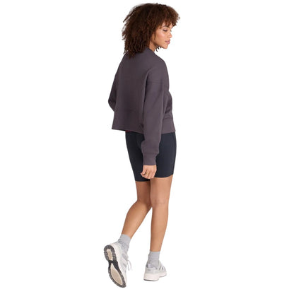 Taupe - Lifestyle - Animal Womens-Ladies Active Crop Sweatshirt