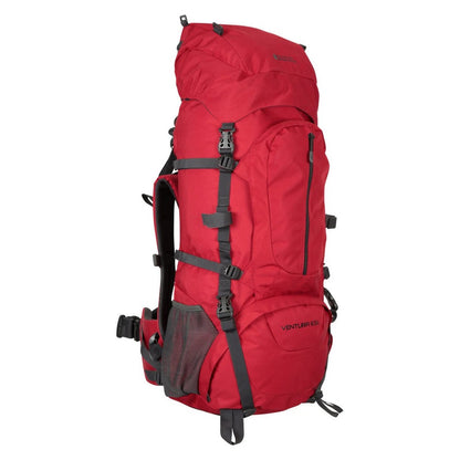 Red - Side - Mountain Warehouse Ventura 65L Hiking Backpack