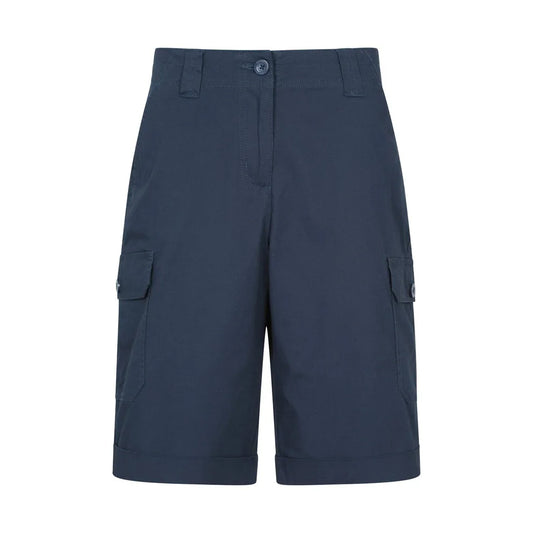 Navy - Front - Mountain Warehouse Womens-Ladies Coast Stretch Cargo Shorts