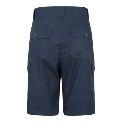 Navy - Back - Mountain Warehouse Womens-Ladies Coast Stretch Cargo Shorts
