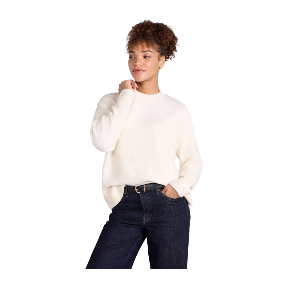 Light Beige - Front - Animal Womens-Ladies Fluffy Jumper