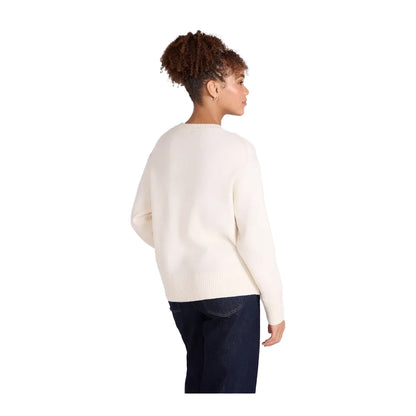 Light Beige - Back - Animal Womens-Ladies Fluffy Jumper