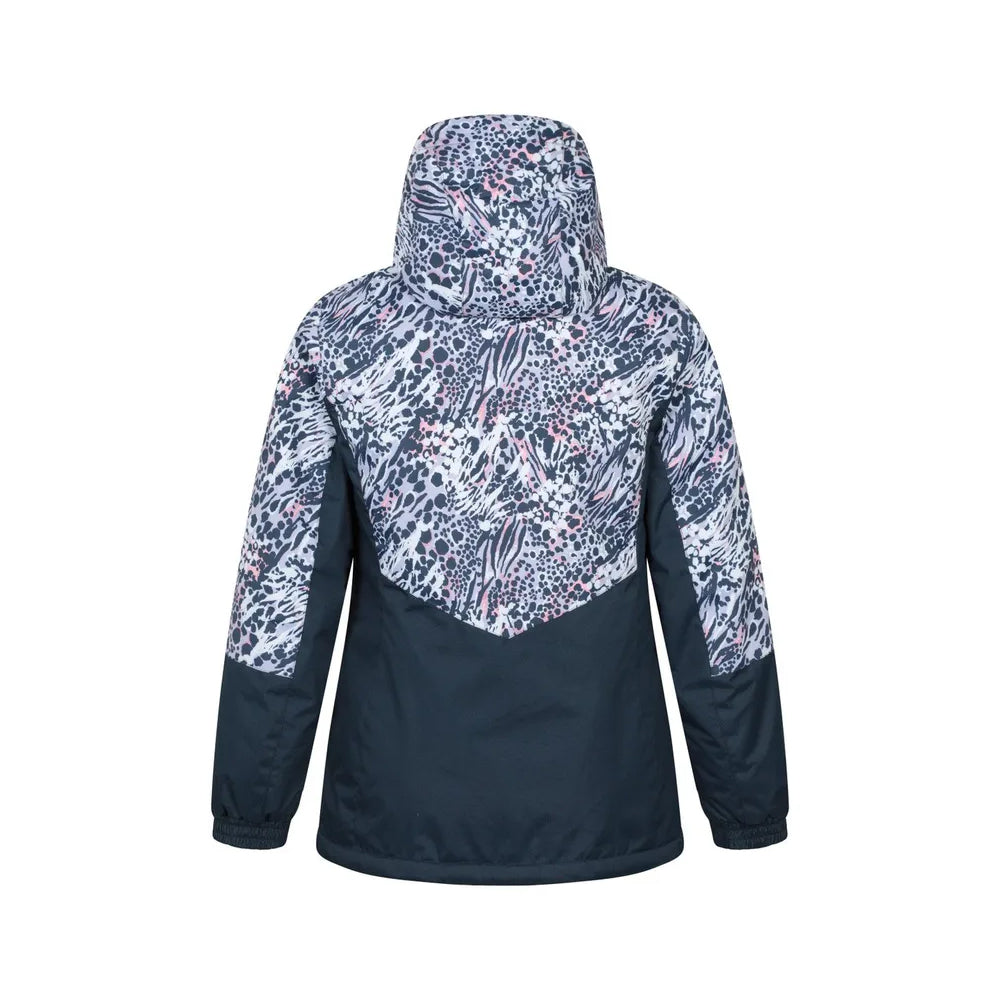 Lilac - Back - Mountain Warehouse Womens-Ladies Dawn II Animal Print Ski Jacket