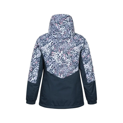 Lilac - Back - Mountain Warehouse Womens-Ladies Dawn II Animal Print Ski Jacket
