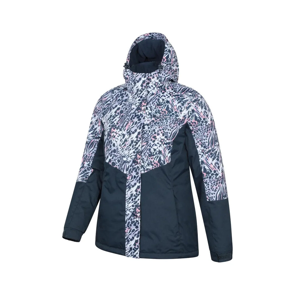 Lilac - Side - Mountain Warehouse Womens-Ladies Dawn II Animal Print Ski Jacket