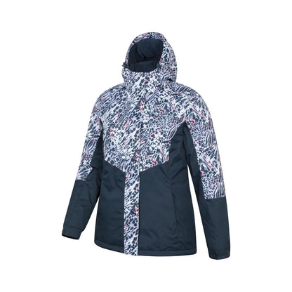 Lilac - Side - Mountain Warehouse Womens-Ladies Dawn II Animal Print Ski Jacket