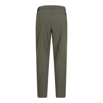 Khaki Green - Back - Mountain Warehouse Mens Wander Packaway Trousers