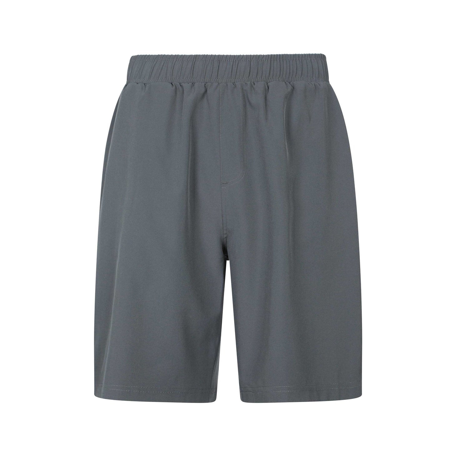 Charcoal - Front - Mountain Warehouse Mens Nine Hurdle Running Shorts