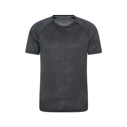 Dark Grey - Front - Mountain Warehouse Mens Pulse IsoCool Short-Sleeved T-Shirt