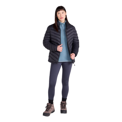 Black - Side - Mountain Warehouse Womens-Ladies Vista Padded Jacket