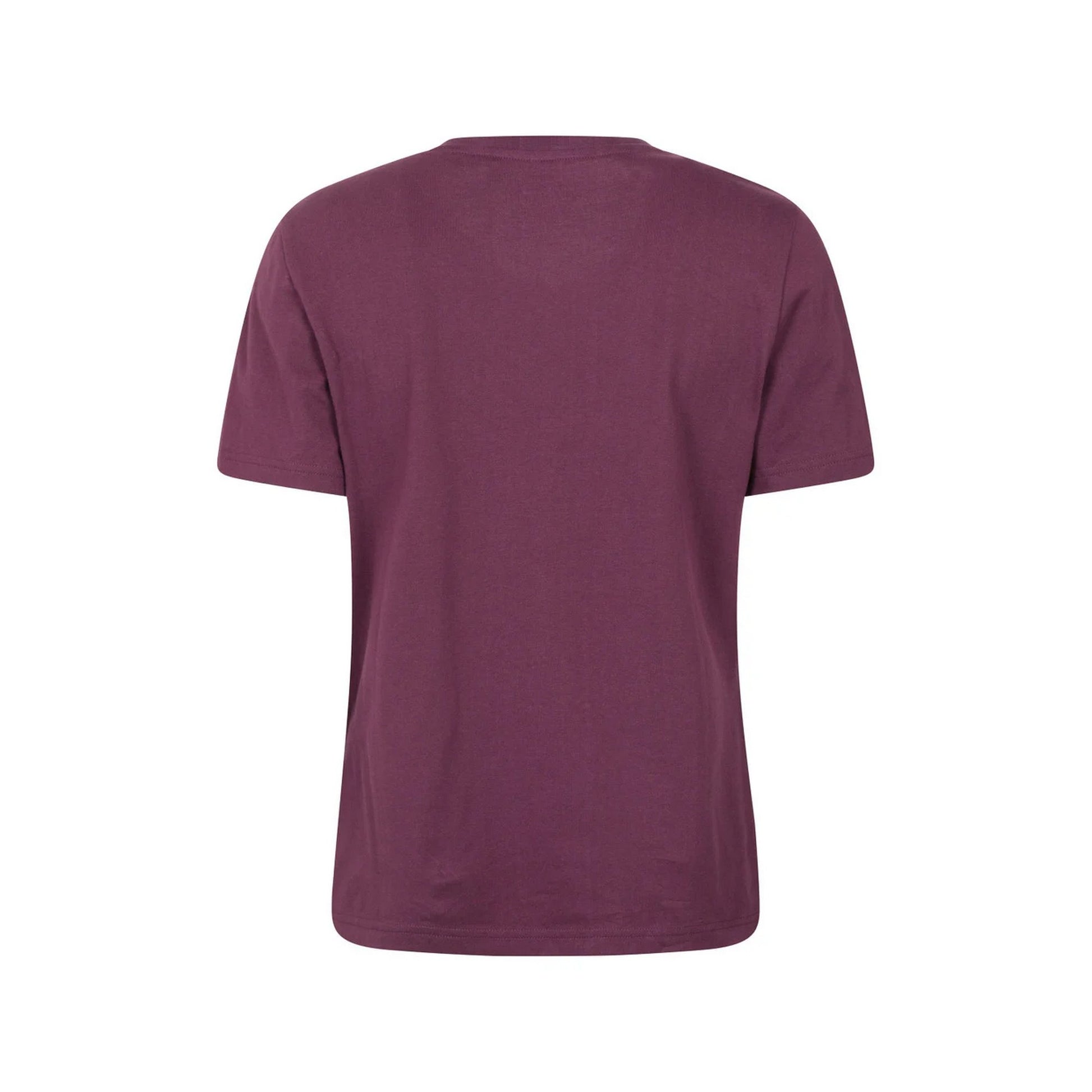 Burgundy - Back - Mountain Warehouse Womens-Ladies Winding Trek Printed T-Shirt