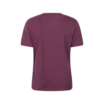 Burgundy - Back - Mountain Warehouse Womens-Ladies Winding Trek Printed T-Shirt