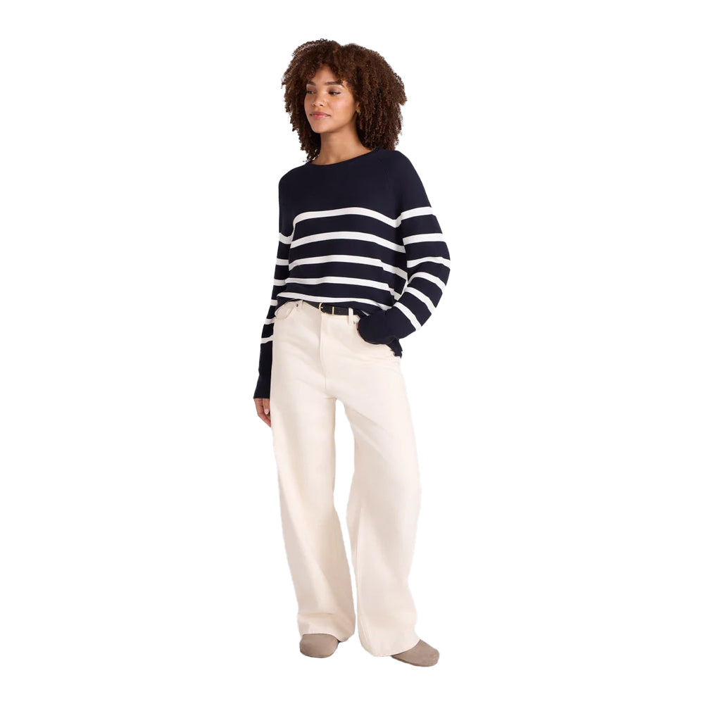 Navy - Lifestyle - Animal Womens-Ladies Cotton Textured Jumper
