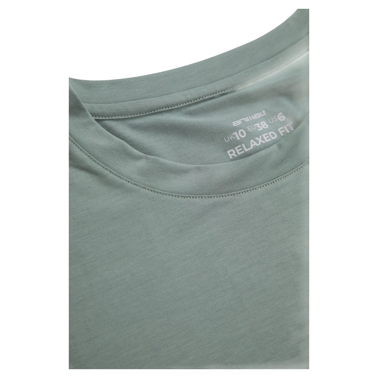 Pale Green - Side - Animal Womens-Ladies Sarah Short-Sleeved Active T-Shirt