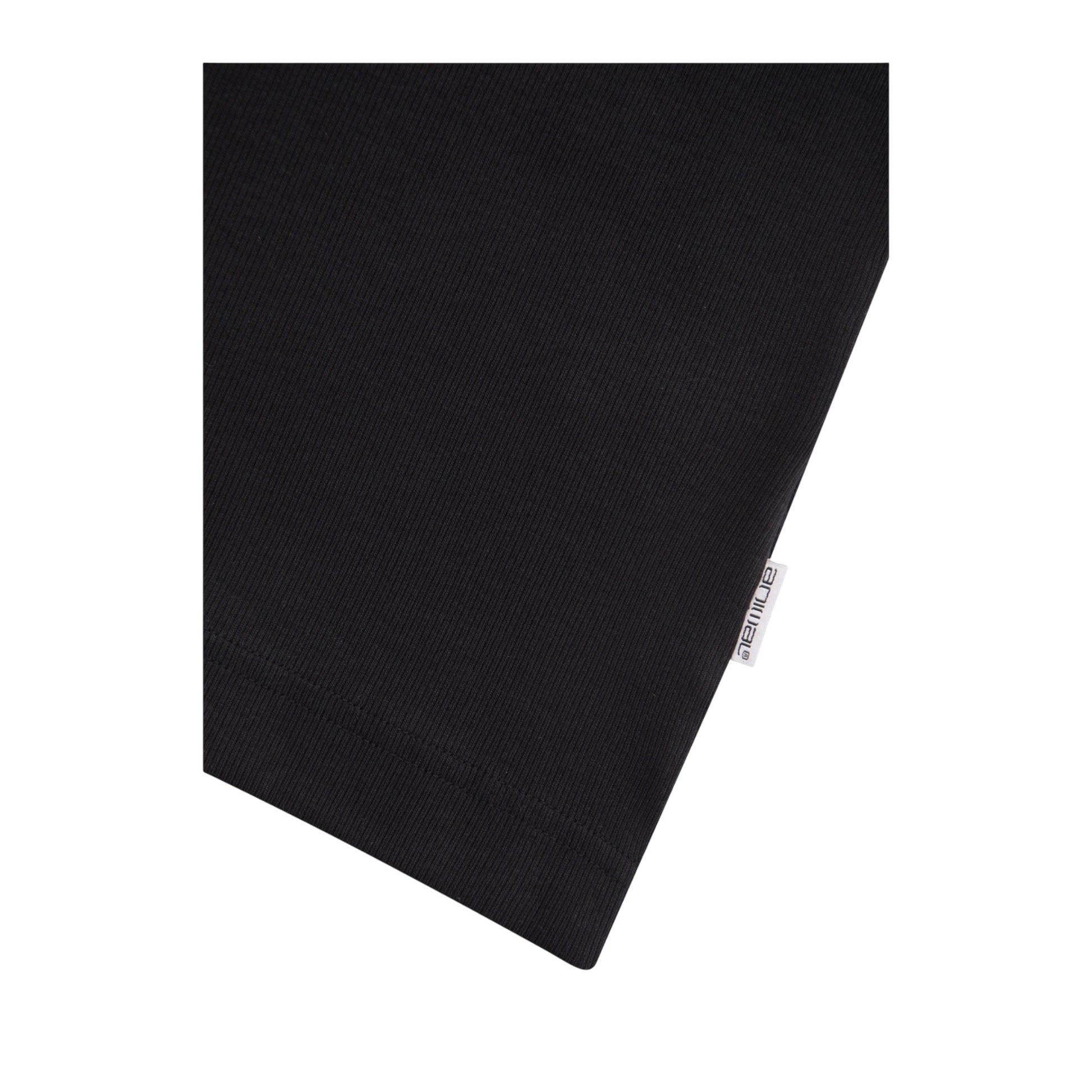 Black - Lifestyle - Animal Womens-Ladies Evo Ribbed T-Shirt