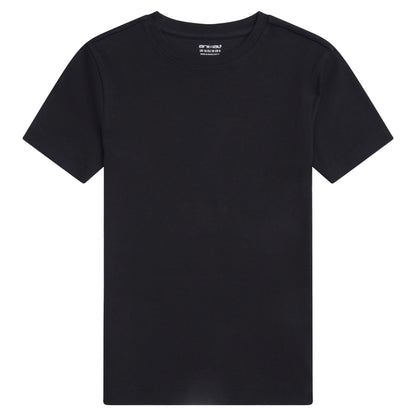 Black - Front - Animal Womens-Ladies Evo Ribbed T-Shirt