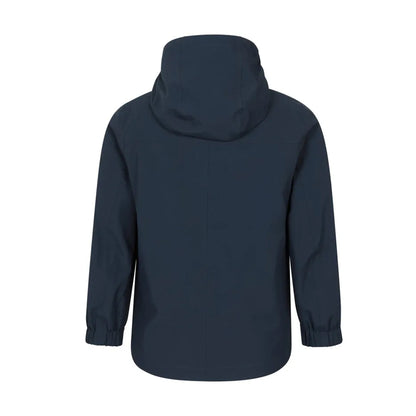 Navy - Back - Mountain Warehouse Childrens-Kids April Waterproof Jacket