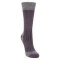 Purple-Grey - Front - Mountain Warehouse Womens-Ladies Explorer Thermal Boot Socks