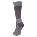 Purple-Grey - Back - Mountain Warehouse Womens-Ladies Explorer Thermal Boot Socks