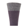Purple-Grey - Side - Mountain Warehouse Womens-Ladies Explorer Thermal Boot Socks