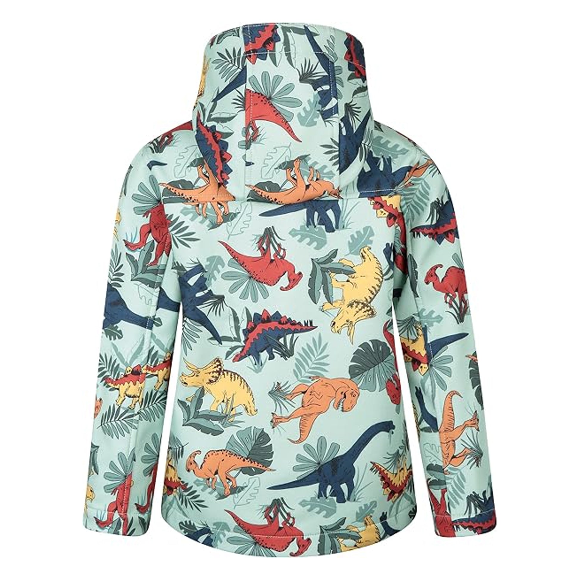 Multicoloured - Back - Mountain Warehouse Childrens-Kids Exodus Printed Softshell Water Resistant Jacket