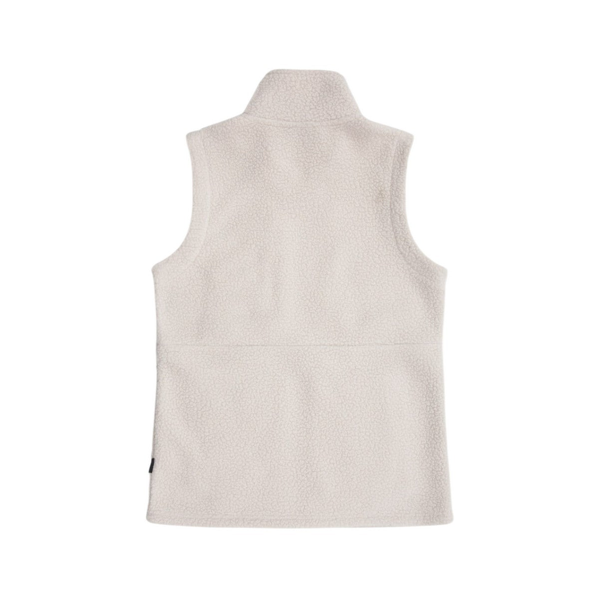 Beige - Back - Animal Womens-Ladies Buxton Borg Gilet