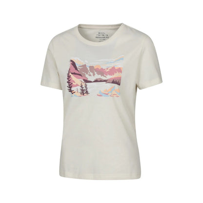 Beige - Front - Mountain Warehouse Womens-Ladies Living Lakes T-Shirt
