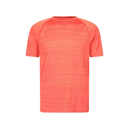 Bright Orange - Front - Mountain Warehouse Unisex Adult Stripe IsoCool T-Shirt