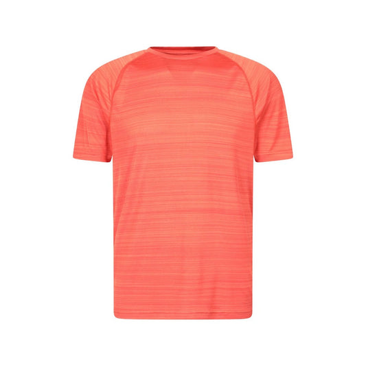 Bright Orange - Front - Mountain Warehouse Unisex Adult Stripe IsoCool T-Shirt