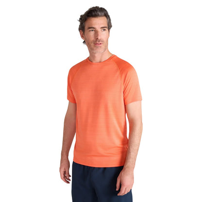 Bright Orange - Side - Mountain Warehouse Unisex Adult Stripe IsoCool T-Shirt